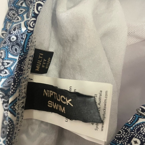 Ladies Nip Tuck Multi Fit Tankini Top Size 6 NWT - Picture 3 of 5